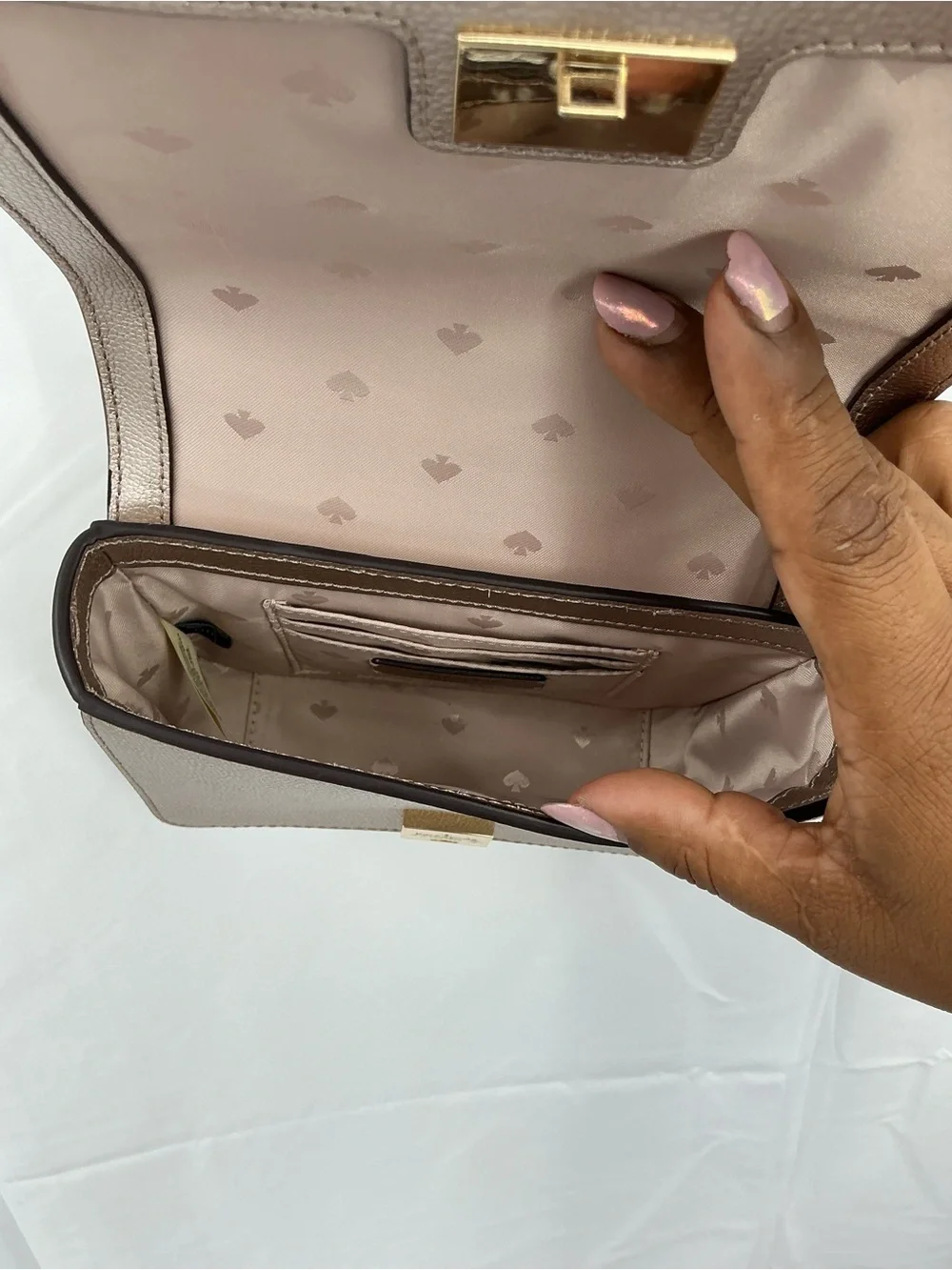 kate spade compact metallic